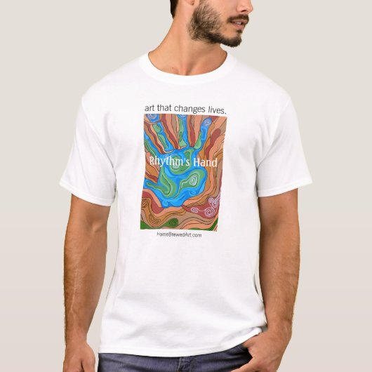 Rhythm's hand - Gepersonaliseerd - Gepersonaliseer T-shirt (Voorkant)