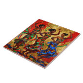 Rhythms in Colour – Black History Celebration Tegeltje (Zijkant)