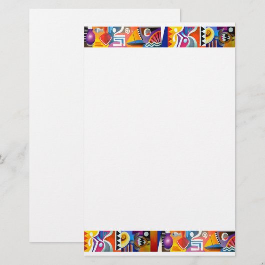 "RHYTHMS OF FIJI" BRIEFPAPIER (Voorkant / Achterkant)