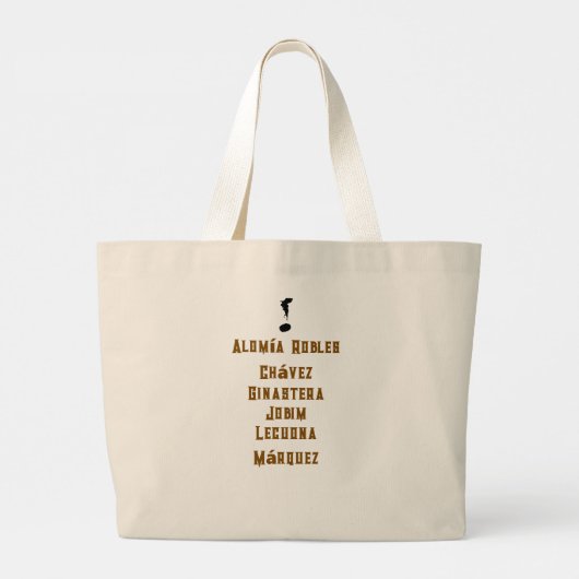 Rhythms & Roots Boodschappentas Grote Tote Bag (Achterkant)