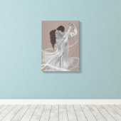 Rhythms We Share II – Harmonie in Beweging Canvas Afdruk (Insitu (Houten vloer))