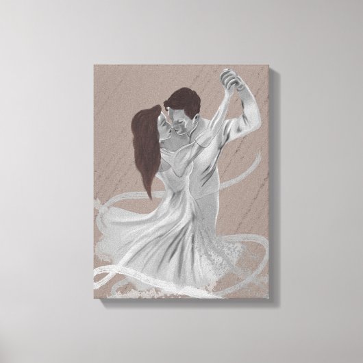 Rhythms We Share II – Harmonie in Beweging Canvas Afdruk (Voorkant)