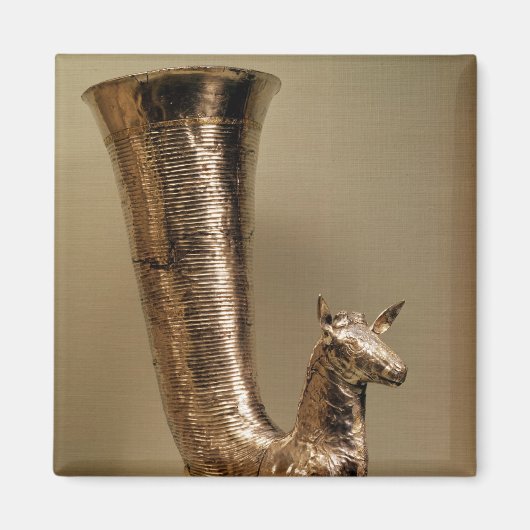 Rhyton in de vorm van een ibex uit Iran Magneet (Voorkant)