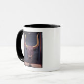 Rhyton in de vorm van een stier, mok (Voorkant links)