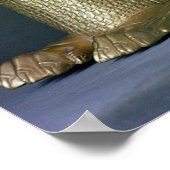 Rhyton in de vorm van een zittend leeuwmonster poster (Hoek)