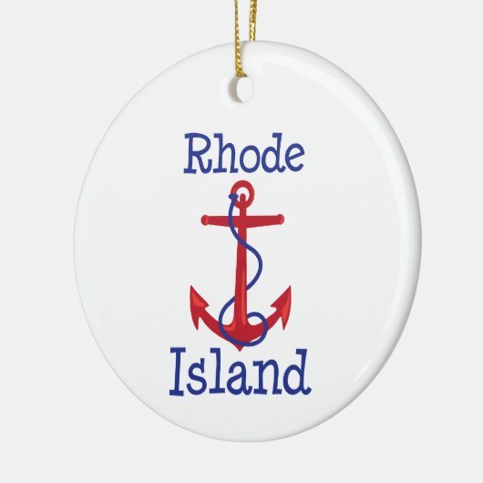 RI Anchor Keramisch Ornament (Links)