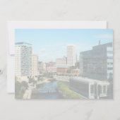 RI - Providence RI Skyline Kaart (Achterkant)