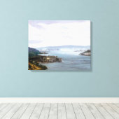 Ría de Ferrol (A Coruña)/Estuary of Ferrol Canvas Afdruk (Insitu (Houten vloer))