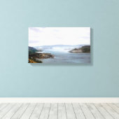 Ría de Ferrol (A Coruña)/Estuary of Ferrol Canvas Afdruk (Insitu (Houten vloer))