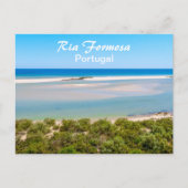Ria Formosa in de Algarve in Portugal Briefkaart (Voorkant)