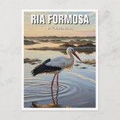 Ria Formosa Natuurpark Portugal Reizen Briefkaart (Voorkant)