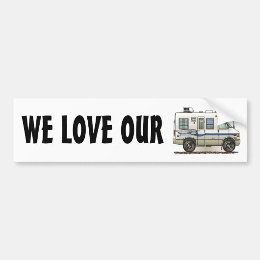 Rialta Winnebago Camper RV Bumpersticker (Voorkant)