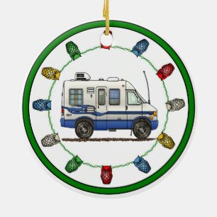 Rialta Winnebago Camper RV M Keramisch Ornament