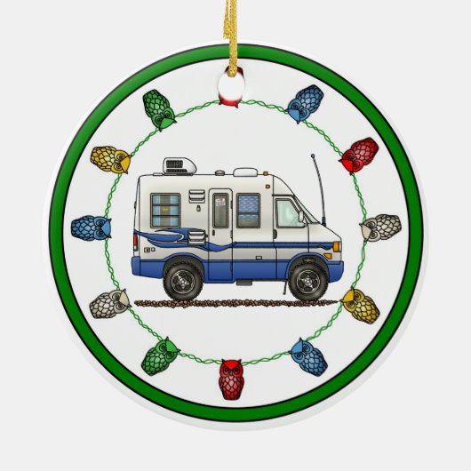Rialta Winnebago Camper RV M Keramisch Ornament (Achterkant)