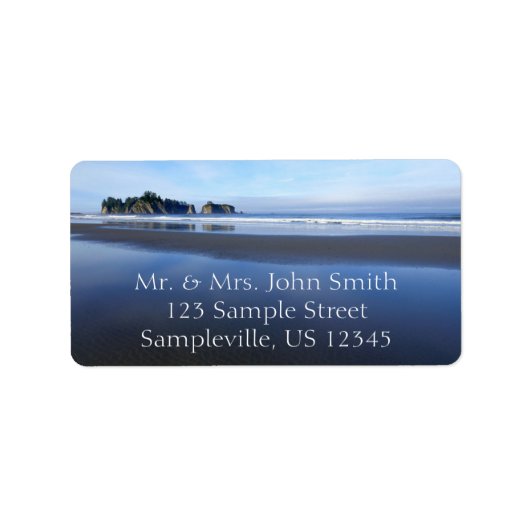Rialto Beach I Etiket (Voorkant)