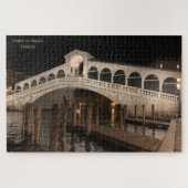 Rialto Bridge by night - Ponte di Rialto - Venetië Legpuzzel (Horizontaal)