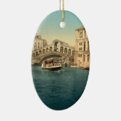 Rialto Bridge en Grand Canal, Venetië Keramisch Ornament (Rechts)