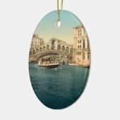 Rialto Bridge en Grand Canal, Venetië Keramisch Ornament (Links)