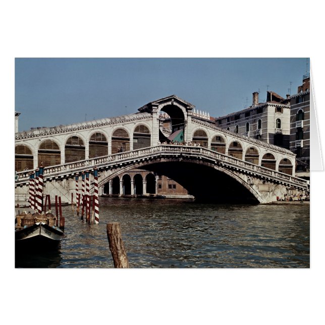 Rialto Bridge, gestart met 1588 (Voorkant Horizontaal)