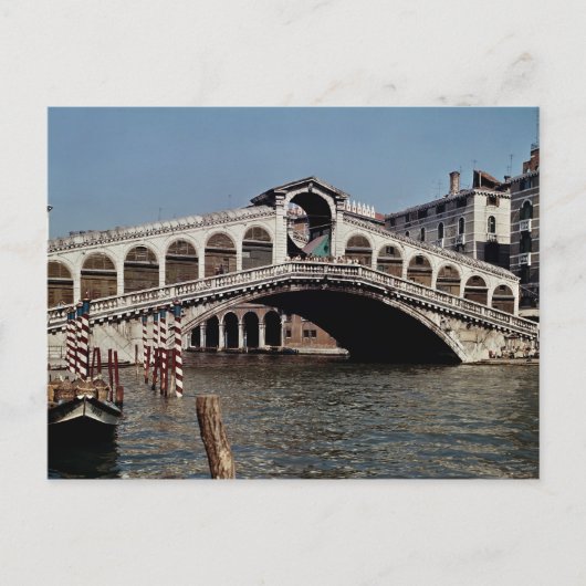 Rialto Bridge, gestart met 1588 Briefkaart (Voorkant)