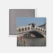 Rialto Bridge, gestart met 1588 Magneet (Voorkant / Achterkant)