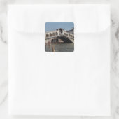 Rialto Bridge, gestart met 1588 Vierkante Sticker (Tas)