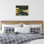Rialto Bridge, Grand Canal van John Singer Sargent Canvas Afdruk (Insitu (Slaapkamer))