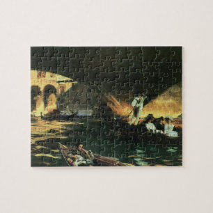 Rialto Bridge, Grand Canal van John Singer Sargent Legpuzzel