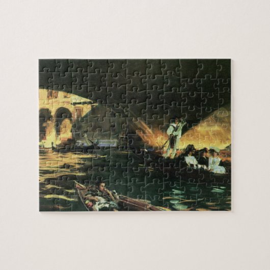 Rialto Bridge, Grand Canal van John Singer Sargent Legpuzzel (Horizontaal)