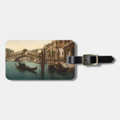 Rialto Bridge I, Venetië, Italië Bagagelabel (Voorkant horizontaal)