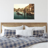 Rialto Bridge I, Venetië, Italië Canvas Afdruk (Insitu (Slaapkamer))