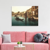 Rialto Bridge I, Venetië, Italië Canvas Afdruk (Insitu (Woonkamer))