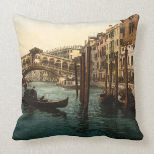 Rialto Bridge I, Venetië, Italië Kussen
