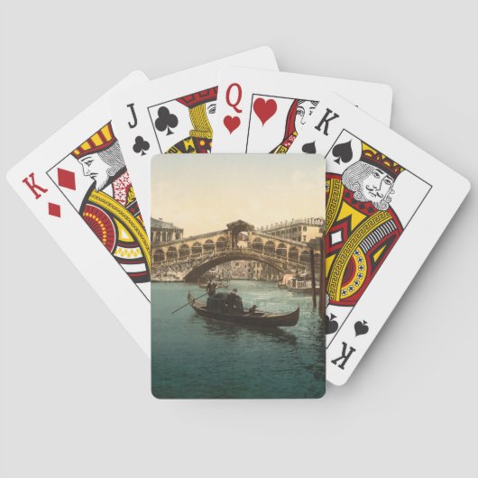 Rialto Bridge I, Venetië, Italië Pokerkaarten (Achterkant)