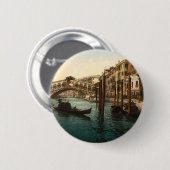 Rialto Bridge I, Venetië, Italië Ronde Button 5,7 Cm (Voorkant /achterkant)