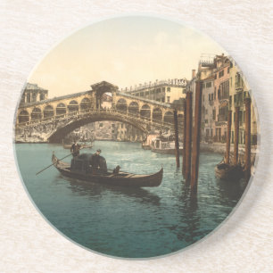 Rialto Bridge I, Venetië, Italië Zandsteen Onderzetter