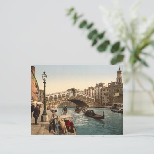 Rialto Bridge II, Venetië, Italië Briefkaart (Staand voorkant)
