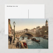 Rialto Bridge II, Venetië, Italië Briefkaart (Voorkant / Achterkant)