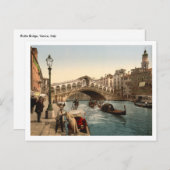 Rialto Bridge II, Venetië, Italië Briefkaart (Voorkant / Achterkant)