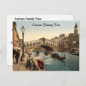 Rialto Bridge II, Venetië, Italië Briefkaart (Voorkant / Achterkant)