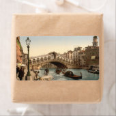 Rialto Bridge II, Venetië, Italië Etiket (Insitu)
