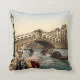 Rialto Bridge II, Venetië, Italië Kussen