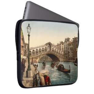Rialto Bridge II, Venetië, Italië Laptop Sleeve
