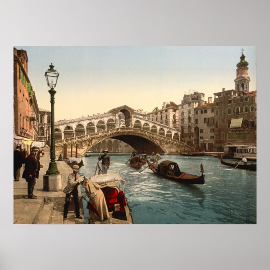 Rialto Bridge II, Venetië, Italië Poster (Voorkant)