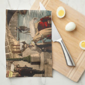 Rialto Bridge II, Venetië, Italië Theedoek (Quarter Fold)