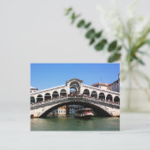 Rialto Bridge in Venetië Briefkaart (Staand voorkant)