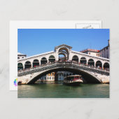 Rialto Bridge in Venetië Briefkaart (Voorkant / Achterkant)