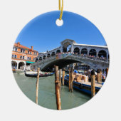 Rialto Bridge in Venetië, Italië Keramisch Ornament (Voorkant)