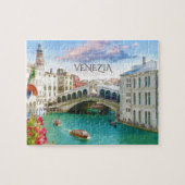 Rialto Bridge in Venetië | Venezia, Italië Puzzle Legpuzzel (Horizontaal)