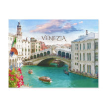 Rialto Bridge in Venice | Venezia, Italy Postcard